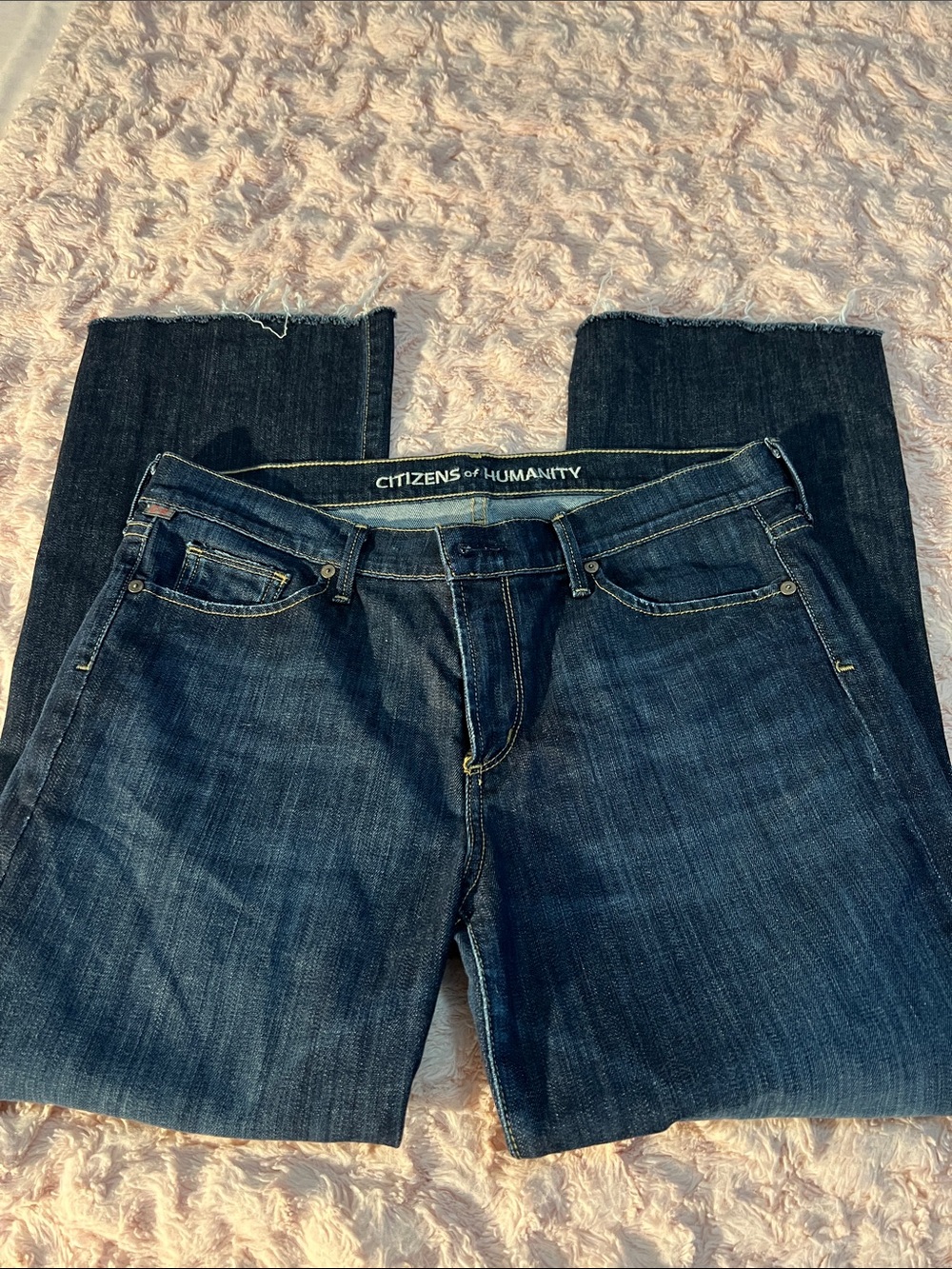 Citizens of Humanity “Amber” Women's Dark Blue Straight Jeans